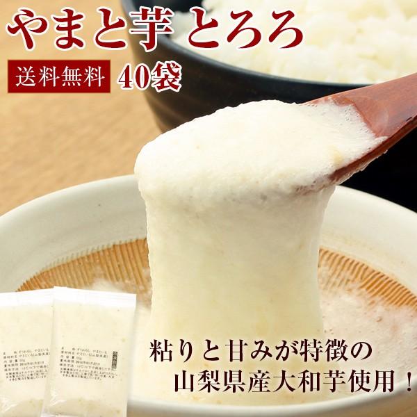お徳用 とろろ 山梨県産 やまと芋 冷凍 とろろ 50g 40個入 送料無料 大和芋 とろろ蕎麦 山かけ T 003x2 あぐりの匠 Yahoo 店 通販 Yahoo ショッピング