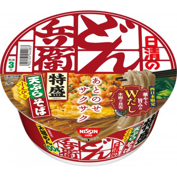 他サイト： 日清食品　日清のどん兵衛 特盛天ぷらそば [西]　×12食入の商品画像