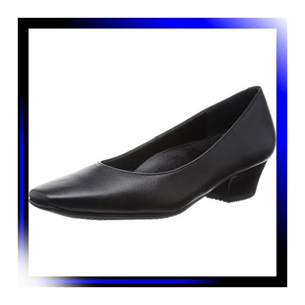 22 0 新入荷 流行 Cm 2e ブラック サクセスウォーク パンプス スクエアトゥ