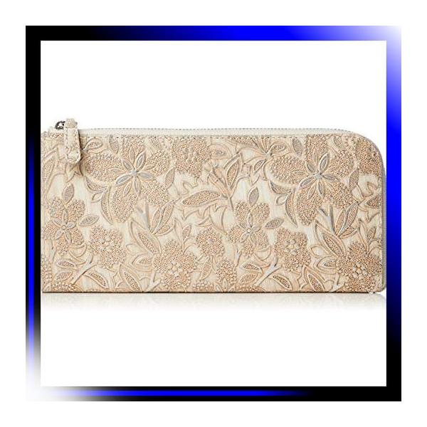 アルカン Lファスナー長財布 クレア ベージュ 40 Offの激安セール