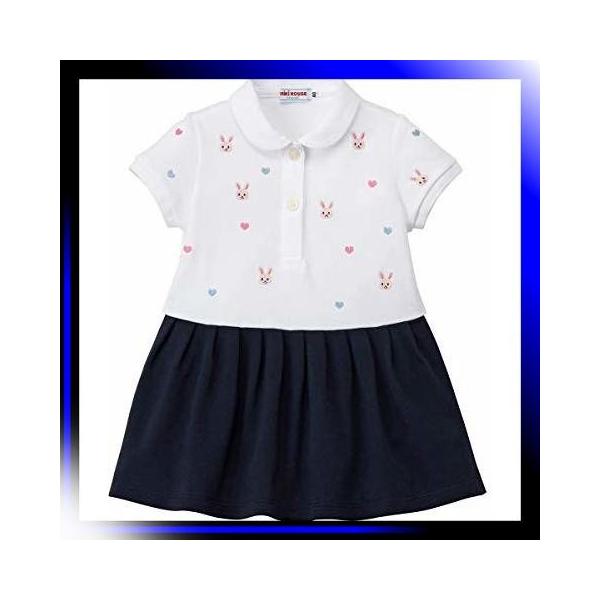 100 紺 新着セール ミキハウス Mikihouse ワンピース 100cm 10 1902 450