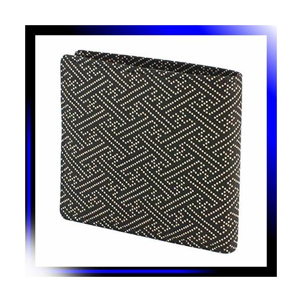 Inden Ya 印伝 新作入荷 新品 財布 二つ折り財布 男性用 黒 白 メンズ 紗綾形