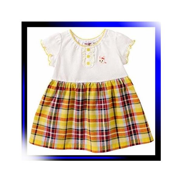 100 黄 ミキハウス Mikihouse ワンピース 100cm 12 1902 7 購入