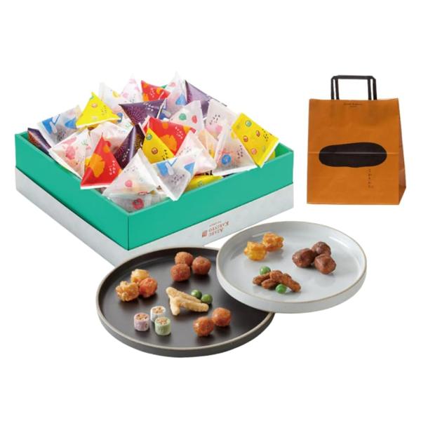 「商品情報」商品の説明ころころ可愛らしいかりんと８種詰め合わせ。見て楽しい、食べて楽しいかりんとです。原材料・成分小麦・乳成分・落花生・大豆・ごま・りんご「主な仕様」8種×各9袋内容：黒糖丸かりんと/カレーかりんと/カプチーノかりんと/リン...