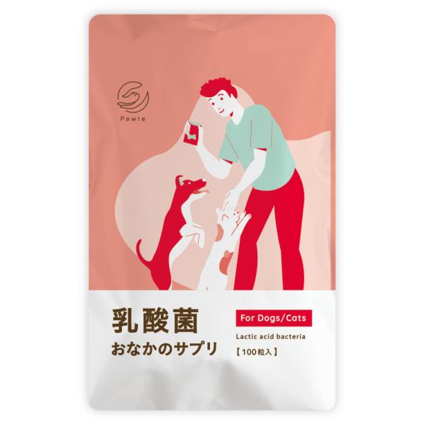 ■特許取得の乳酸菌ラクトバシラス ブフネリが愛犬愛猫のおなかの調子を整えます。■内容量 100粒（250mg×100粒）■原材料 乳酸菌培養物、マルチトール、アスコルビン酸Na、ショ糖脂肪酸エステル、光沢剤■1日摂取目安量 以下の量を1日1...