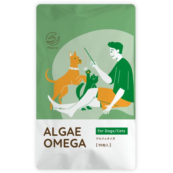 ■そのまま飲める子に与えやすいアルジェオメガ90粒入り■動物病院でも使用されているアルジェオメガは汚染物質の最も少ない微細藻類由来のDHAとDPAが主成分。ペットのつらい痛み対策や流れを良くするサポートはもちろん健康維持にもご利用頂けます。...