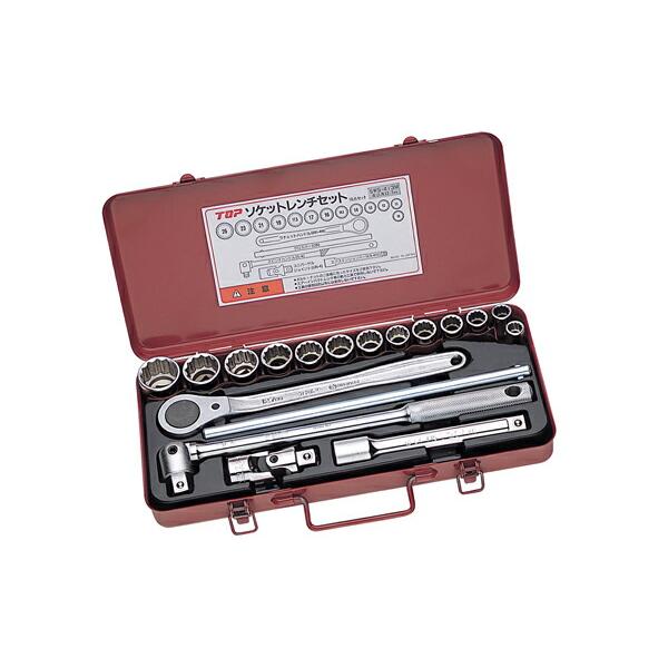 TOP/トップ工業 SWS-413M ソケットレンチセット(差込角12.7mm) 12角 
