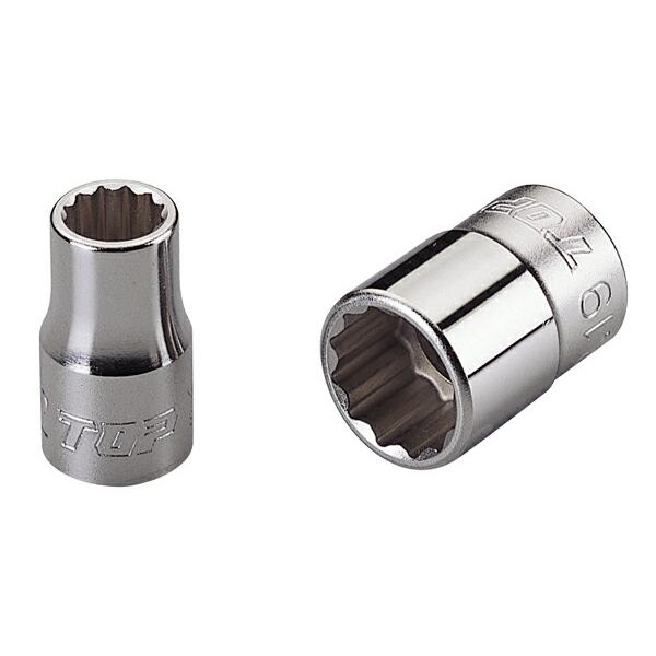 TOP/トップ工業 S-411 ソケットレンチ用ソケット(差込角12.7mm) 12角
