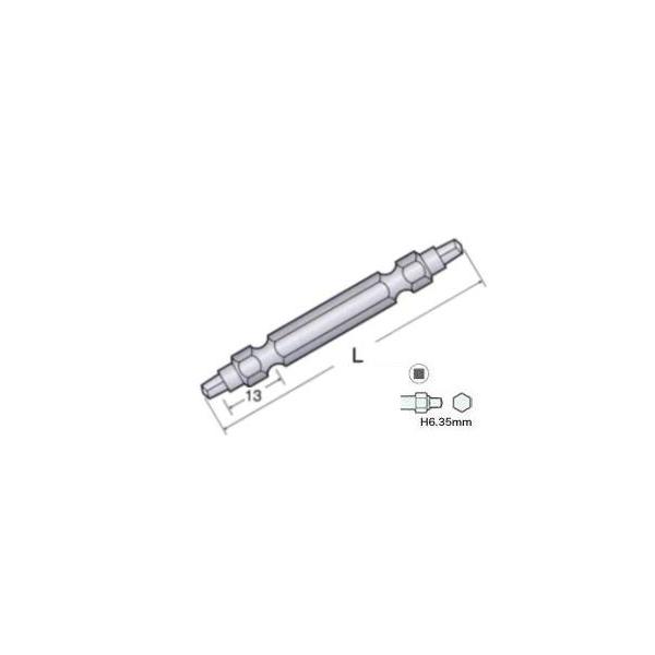 サンフラッグ FWA-#3×110 スクエアビット 4角 No.3×110mm 硬度H 1本入