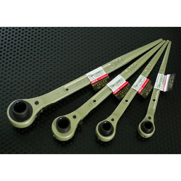 【r1mzkm②】2個 MCC/松阪鉄工 RW-2126 両口ラチェットレンチ （シノ付） 21×26mm