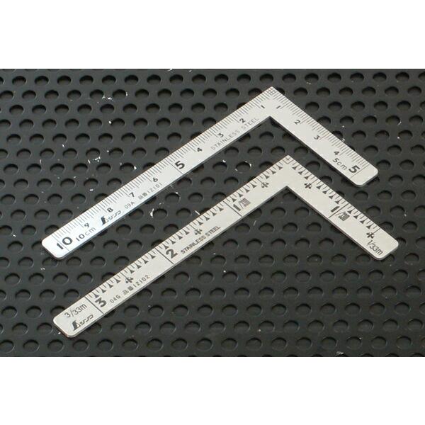 シンバ シンワ測定 #12101/#12102 小型曲尺 10cm×5cm 3寸×1.5寸 三寸法師