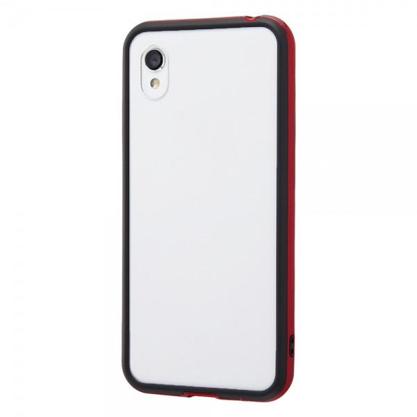 Aquos Sense2 Android One S5 ハイブリッドバンパー 背面パネル クリア レッド In Aqse2hb R In Aqse2hb R In Aqse2hb R Aien 通販 Yahoo ショッピング
