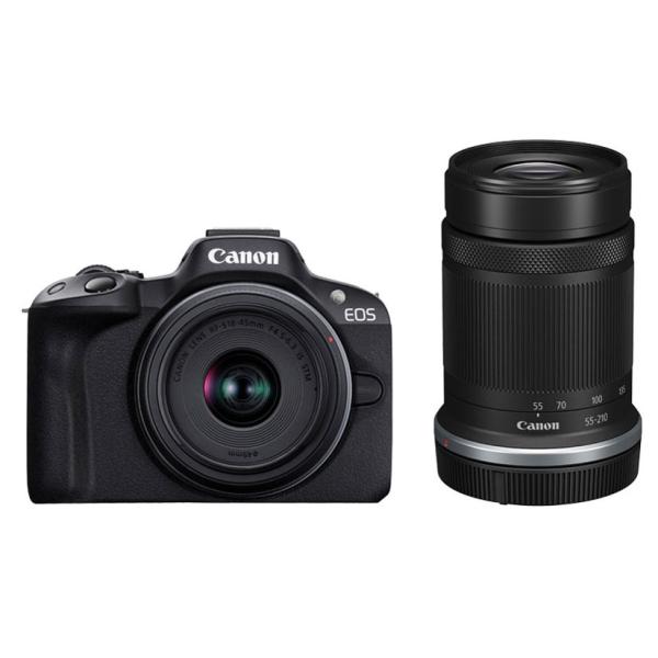 Canon EOS R50 ダブルズームキット [ブラック]【お取り寄せ（10営業日から2週間半程度）での入荷、発送】（2100000015623）