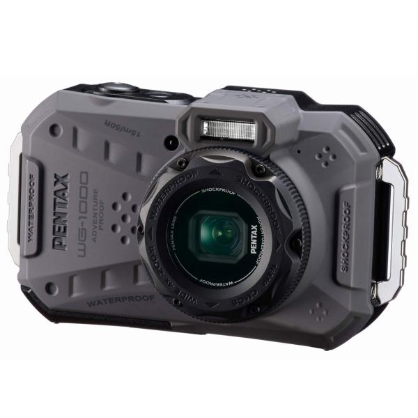 PENTAX 防水デジタルカメラ WG-1000 [グレー]【お取り寄せ（２週から３週間程度での入荷、発送）】 PENTAX 防水デジタルカメラ WG-1000 [グレー]【お取り寄せ（2週から3