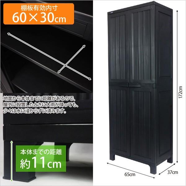 驚きの値段で 大型収納庫 送料無料 特大 Ppキャビネットh1f黒 掃除用具 灯油缶 キャンプ用品 園芸用品 ポリプロピレン製 テラス ベランダ 倉庫 物置 棚板3枚付き 収納庫 テレビ台 キャビネット Www Reinnec Cl