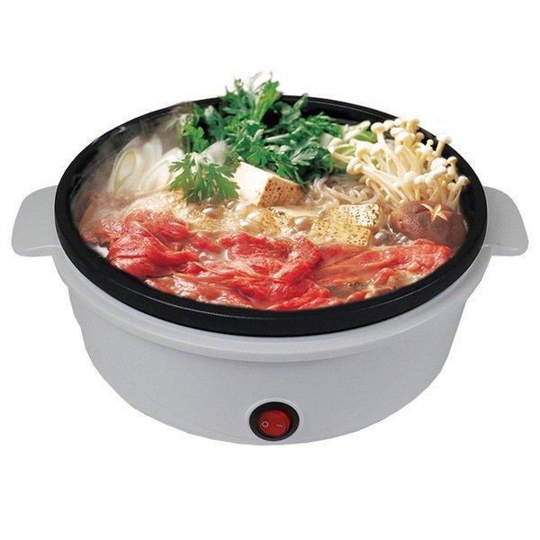 21cm電気グリルパン レッドカラー 特大サイズ 1?3人対応 21cm電気グリルパン レッドカラー 特大サイズ 1?3人対応 電気鍋