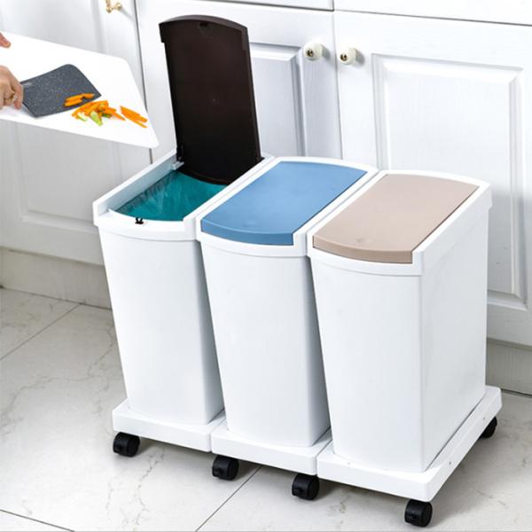 分別ごみ箱 分別ゴミ箱 31L 本体のみ 屋内用 エコ分別カラーペールW35