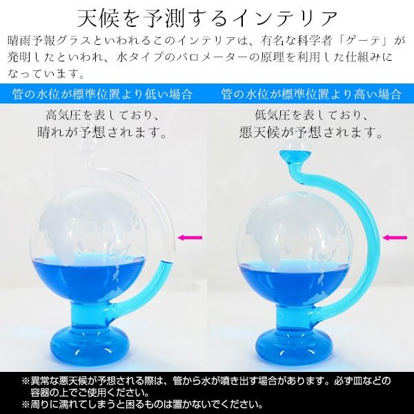 晴雨計 ウェザーボール 晴雨予報グラス 気圧で変化 ガラス 球体 インテリア おしゃれ 天気予想 オフィス 玄関 リビング 晴雨計ba 一撃shop 通販 Paypayモール