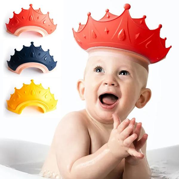 もうお風呂が怖くない！顔の前に水が流れない！水が怖いお子さんでも安心してご使用いただけます！柔らかで柔軟性のあるTPEゴムを使用し、優しくしっかりフィットします。通常のシャンプーハットと違い、上向きにハットがのびる構造なので視界も広く、周り...