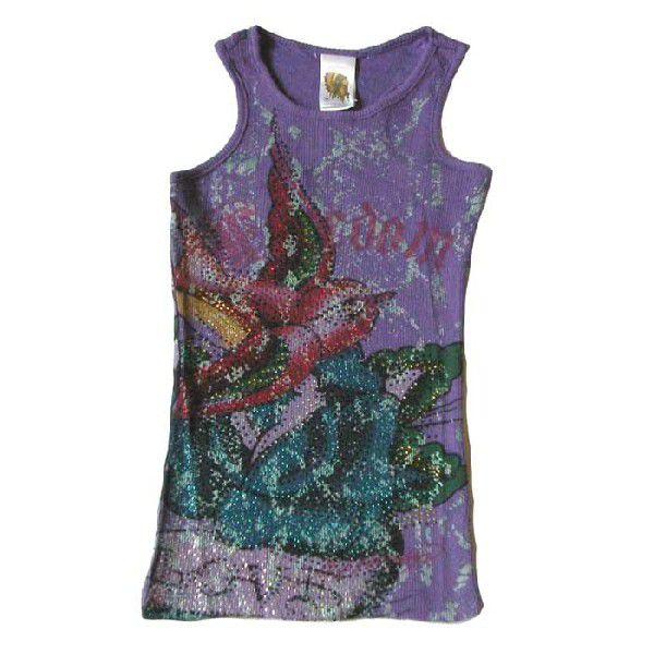 �G�h�n�[�f�B�[ �^���N�g�b�v �j�̎q ���̎q 2-10�� LOVE/�p�[�v�� 5GK104DDVL Ed Hardy Kids Baby  EDHARDY 0037