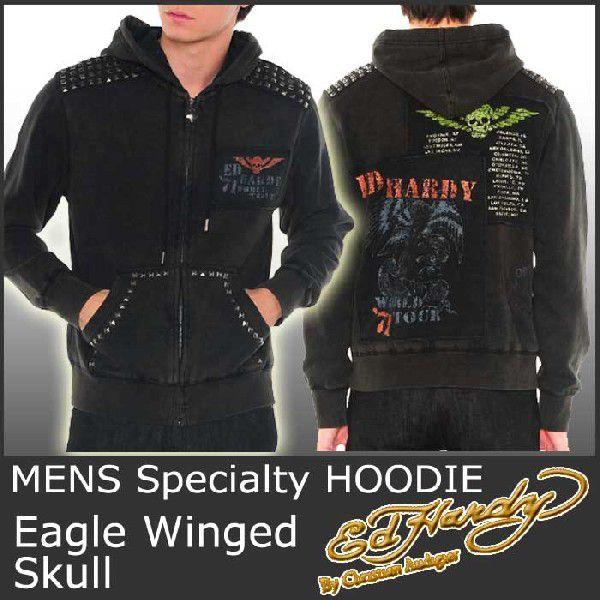 Ed Hardy エドハーディー メンズ フードパーカー スペシャリティー 
