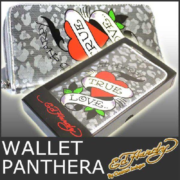 Ed Hardy（エド・ハーディー） 長財布 レディース トゥルーラブ