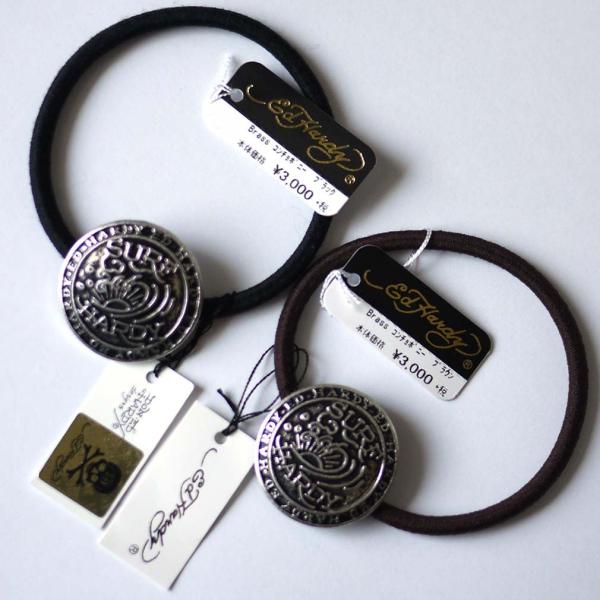 Ed Hardy（エド・ハーディー） コンチョ ポニー ヘアゴム アクセサリー