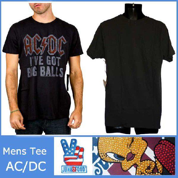 JUNKFOOD ジャンクフード Tシャツ メンズ 半袖 AC/DC/黒