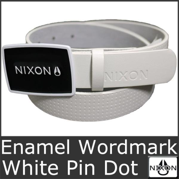 NIXON（ニクソン） NIXON 9119 ベルト 本革 ドット エナメルワード