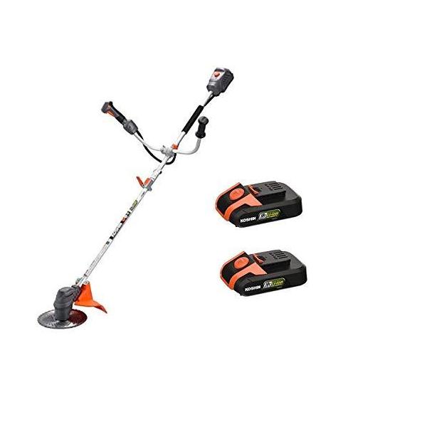 使用1回 充電式草刈機 刈払機 予備バッテリー付