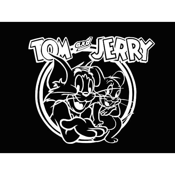 カッティングステッカー トムとジェリー 全２色 アメリカ雑貨とミニカーのアイカム 通販 Yahoo ショッピング