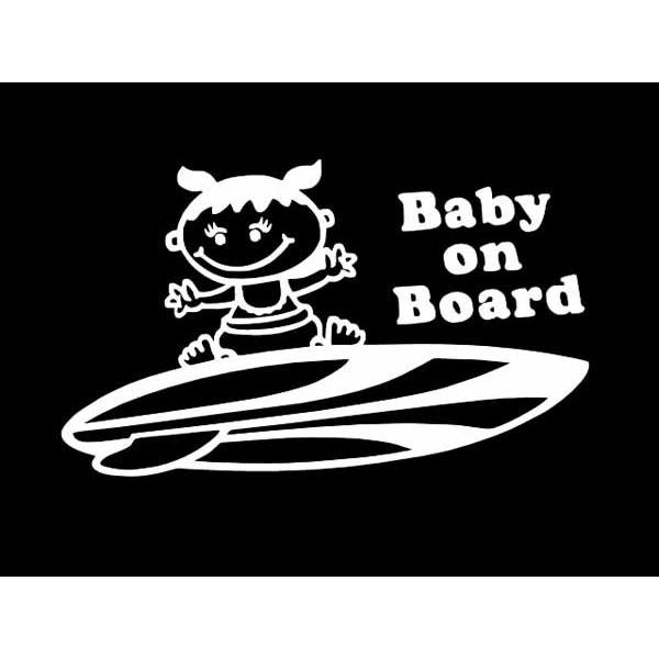 XebJ[ SURF Baby On Board GIRL S7F zCg ubN IW u[ CG[ bh sN  E  fJ[ V[ AJ G