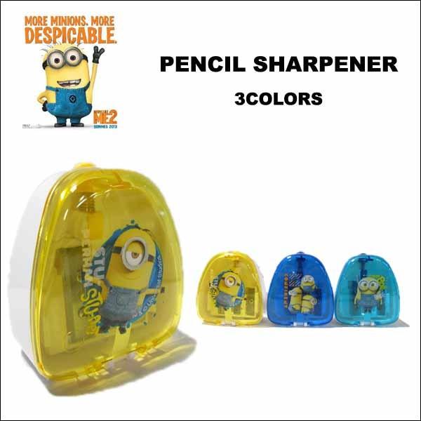 ミニオン グッズ 鉛筆削り器 えんぴつけずり ミニオンズ アメリカ雑貨とミニカーのアイカム 通販 Yahoo ショッピング