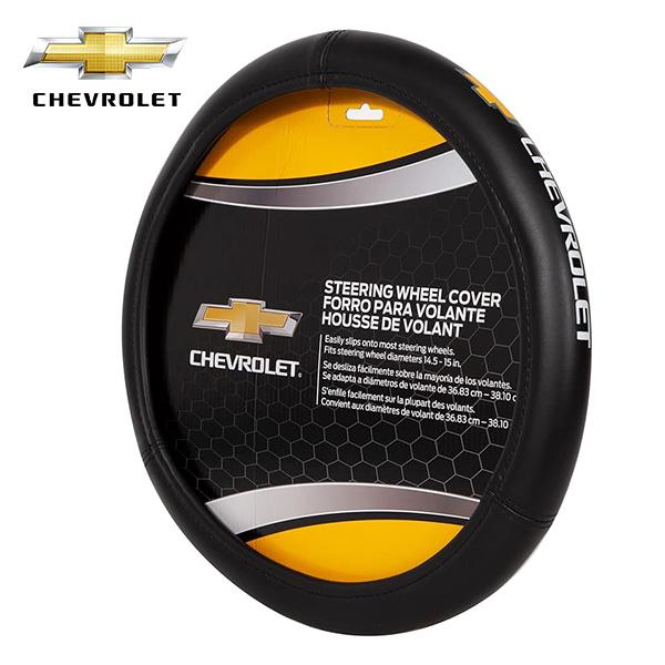 ハンドルカバー シボレー ステアリングカバー 01 CHEVROLET ボウタイ