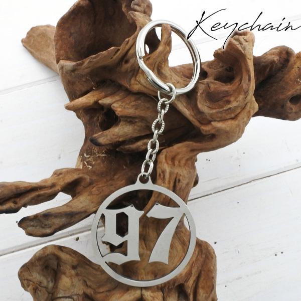 メタル クローム キーホルダー 1997 97 ロゴ キーチェーン キー