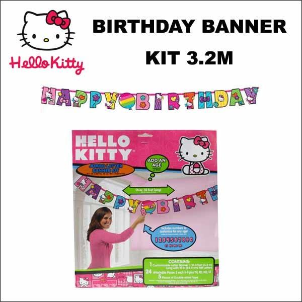 n[ LeB BIRTHDAY BANNER KIT 3.2 o[Xf[ oi[ Lbg Hello Kitty LeB LeB ObY LN^[ fR[V AJ G