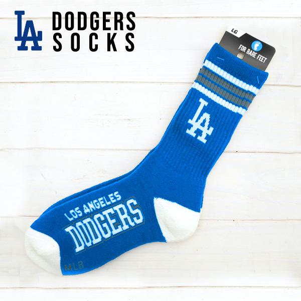 ドジャース メンズ長靴下 ソックス ロサンゼルス グッズ MLB dodgers