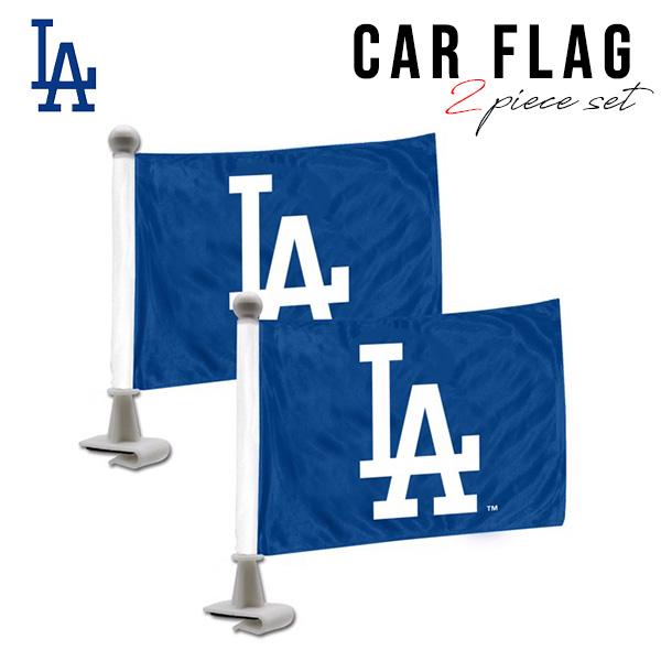 ドジャース カーフラッグ 2個セット ロサンゼルス グッズ MLB dodgers