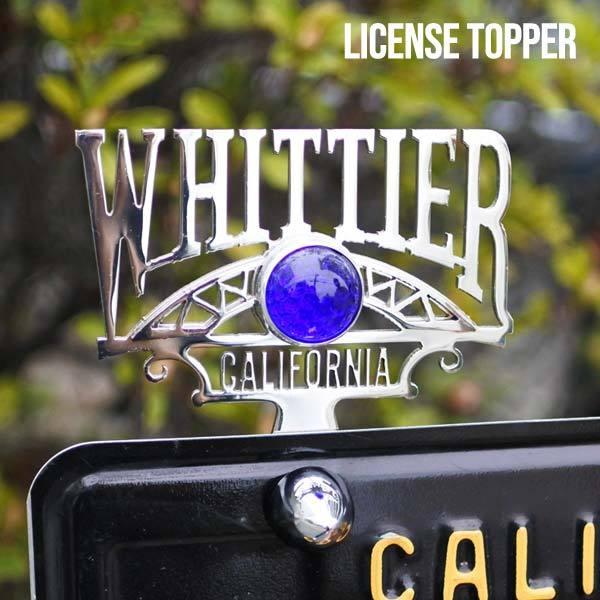 ライセンストッパー WHITTIER ブルードット カスタムパーツ ライセンス
