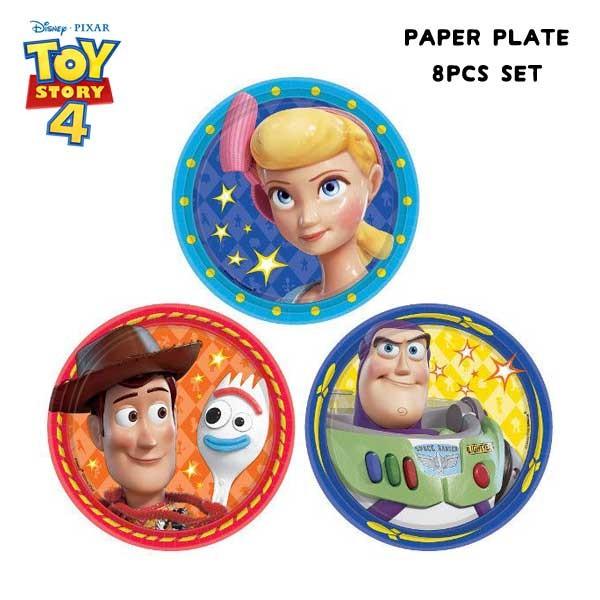 トイストーリー4 グッズ パーティー 紙皿8枚入り バースデーパーティーお誕生日会 プレート Toystory Disney アメリカ雑貨とミニカーのアイカム 通販 Yahoo ショッピング