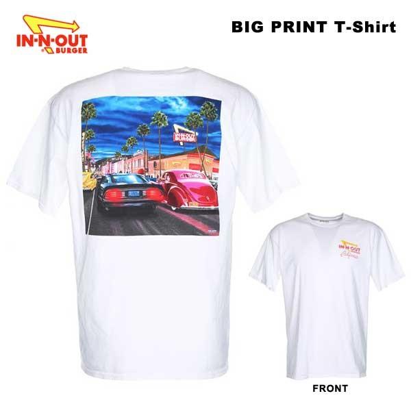 IN-N-OUT BURGER ビッグTシャツ ホワイト (M/L/XL) :10012012:アメリカ 
