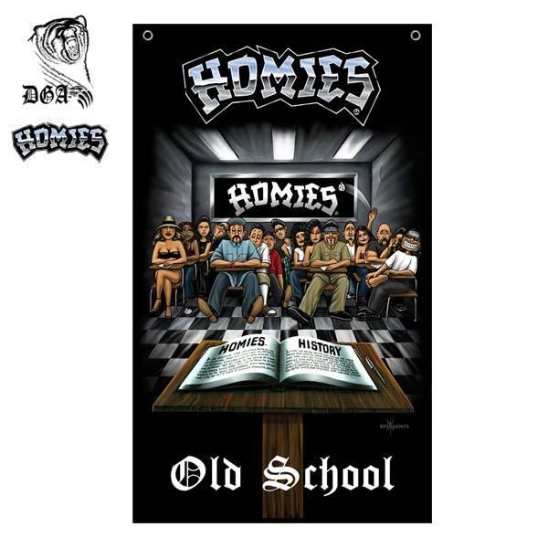 DGA バナー 壁掛け HOMIES Old School インテリア フラッグ