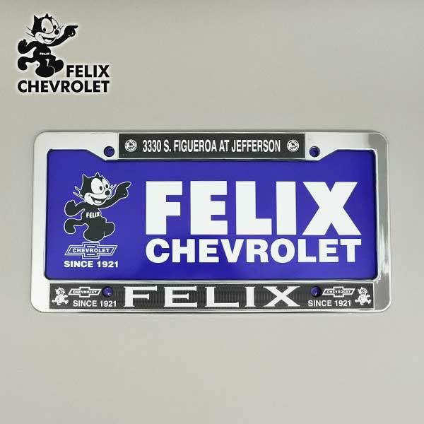 フィリックス シボレー ナンバーフレーム プレート付き ブルー US