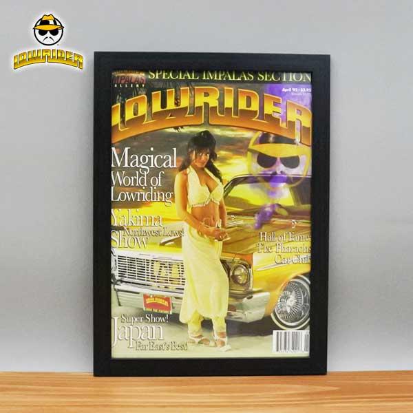 ローライダーマガジンのアートパネルがアメリカより入荷しました！壁に飾ることも立てかけて置くことも可能です。お部屋の雰囲気を一気に変えることができます。ガレージなどにもおすすめです♪■サイズ　縦：約32.2cm  横：約23.5cm　厚さ：約...