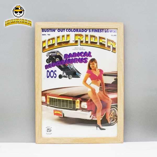 ローライダーマガジンのアートパネルがアメリカより入荷しました！壁に飾ることも立てかけて置くことも可能です。お部屋の雰囲気を一気に変えることができます。ガレージなどにもおすすめです♪■サイズ　縦：約32.0cm  横：約23.2cm　厚さ：約...