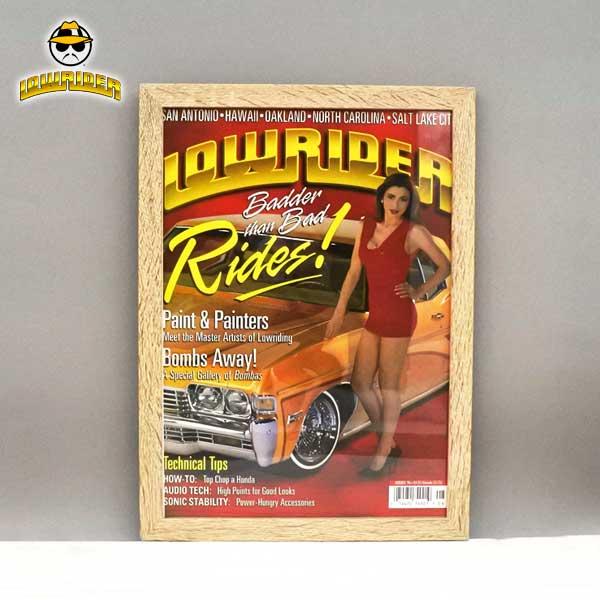 ローライダーマガジンのアートパネルがアメリカより入荷しました！壁に飾ることも立てかけて置くことも可能です。お部屋の雰囲気を一気に変えることができます。ガレージなどにもおすすめです♪■サイズ　縦：約32.2cm  横：約23.5cm　厚さ：約...