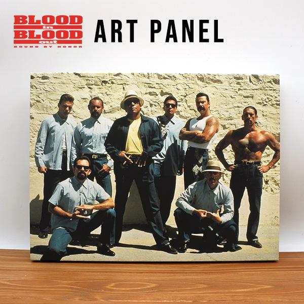 アートパネル BLOOD IN OUT チカーノ アートボード ウッドフレーム