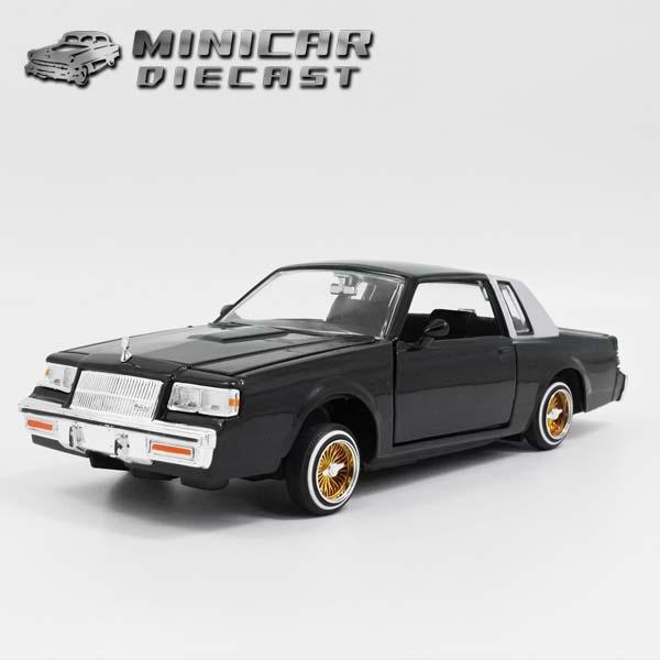 1/24 箱入り ミニカー 1987 BUICK REGAL GET LOW ブラック 1/24 箱入り ミニカー 1987 BUICK REGAL GET LOW ブラック