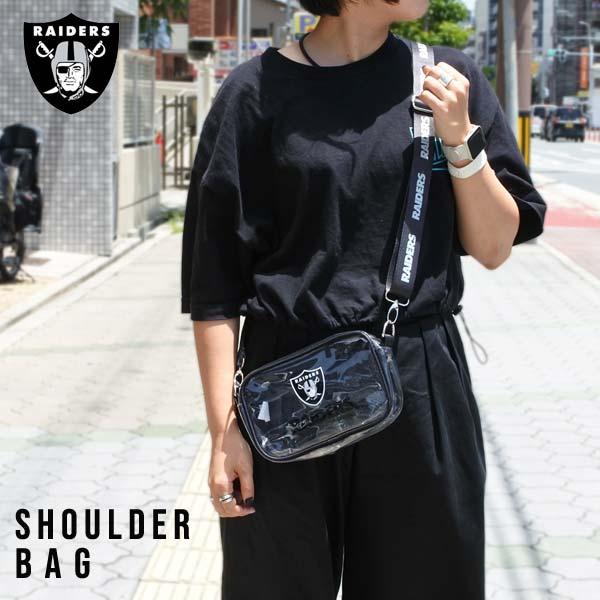 レイダース ショルダーバッグ NFL RAIDERS グッズ カバン ロゴ 肩掛け