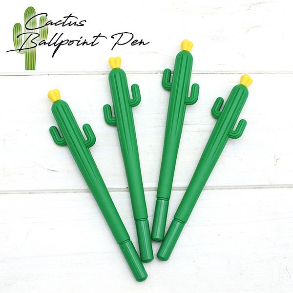 黒インク カクタス ボールペン 文房具 文具 筆記用具 cactus 仙人掌